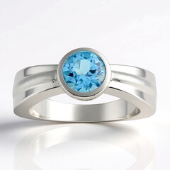 Anello in argento con Topazio Marambaia (Pallanova)