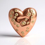 Ciondolo in oro con Diamante Rose de France SI1 di Argyle (Annette)