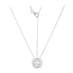Collar en plata con Topacio blanco (Adela Silber)