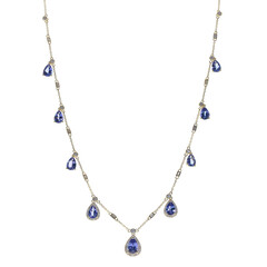 Collar en oro con Tanzanita AAA (CIRARI)
