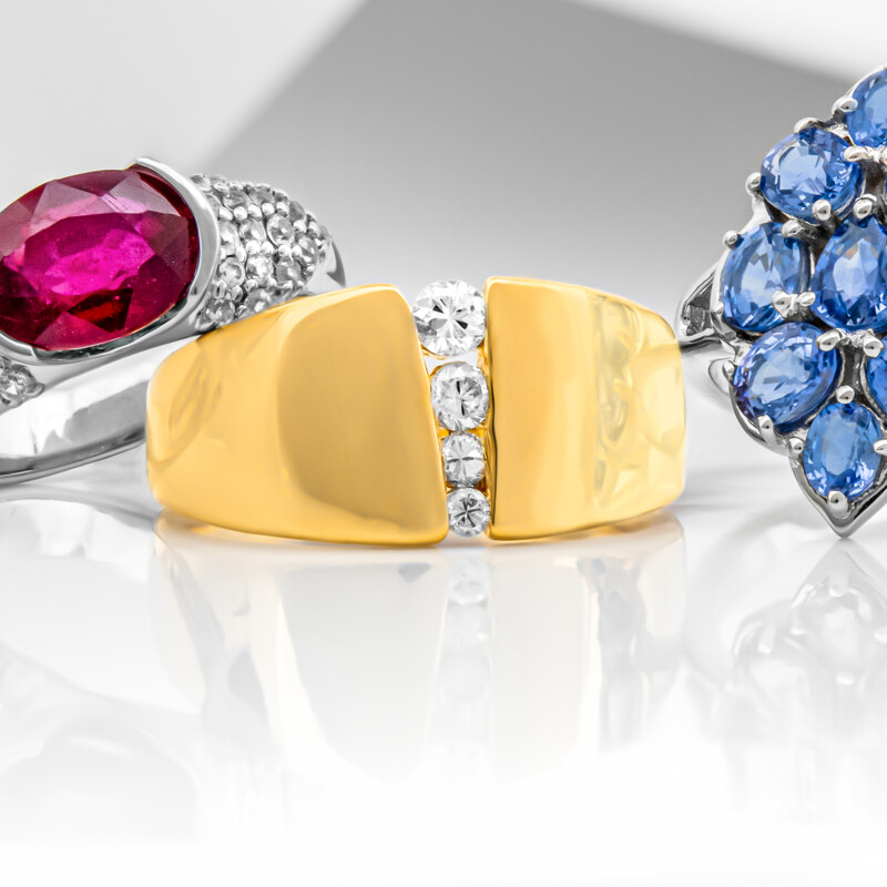 SI1 (H) Brillant-Silberring (de Melo)