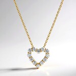 Collana in oro con Diamante I2 (H) (CIRARI)