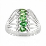 AAA-Kenianischer Tsavorit-Goldring