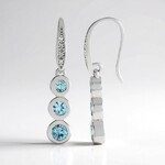 Orecchini in argento con Zircone Ratanakiri