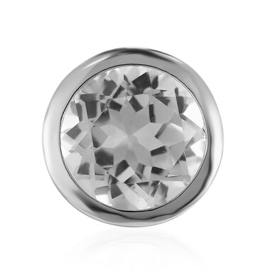 Ciondolo in argento con Topazio Bianco (MONOSONO COLLECTION)