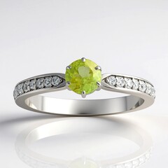 Anello in argento con Sfene