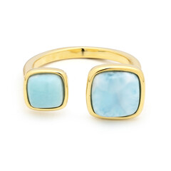 Larimar Silver Ring