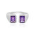 Sibirischer Amethyst-Silberring