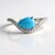 Anello in argento con Turchese Sleeping Beauty (Faszination Türkis)