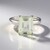 Anello in argento con Ametista Verde