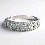 Anello in argento con Zircone
