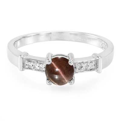 Anello in argento con Scapolite Occhio di Gatto