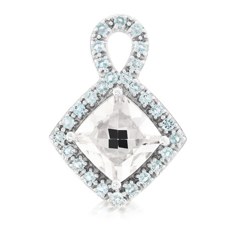 Goshenite Silver Pendant