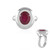 Madagascar Ruby Silver Ring (de Melo Essence)