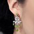 Burmese Peridot Silver Earrings