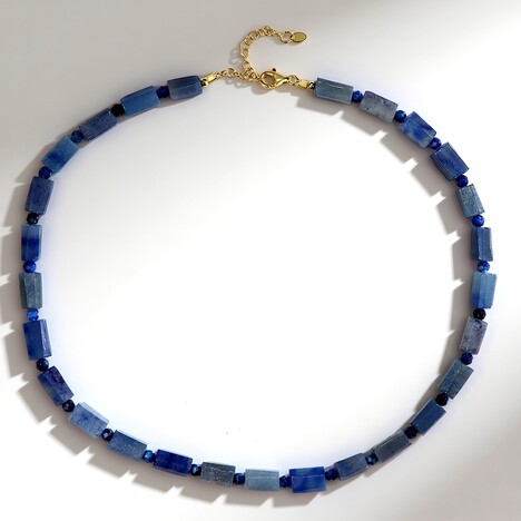 Collana in argento con Avventurina Blu