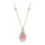 14K Pink Opal Gold Necklace (CIRARI)