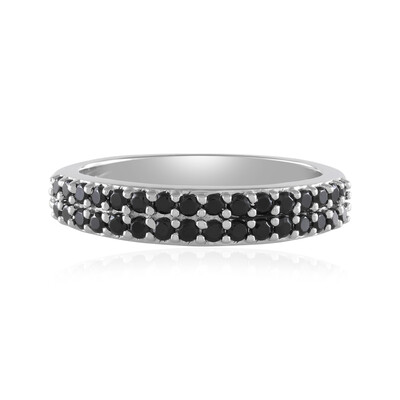 Anello in argento con Spinello Nero