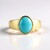Anello in argento con Turchese Sleeping Beauty