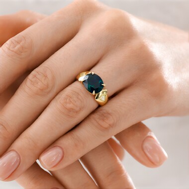 9K Mezezo Opal Gold Ring (de Melo Gold)