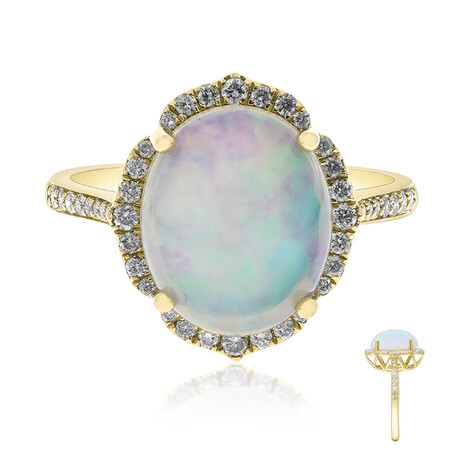Anello in oro con Opale di Welo AAA (CIRARI)