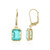 Orecchini in argento con Quarzo color paraiba