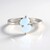 Anello in argento con Acquamarina Brasiliana