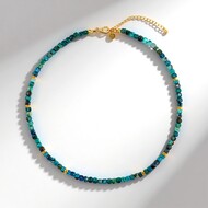 Collana in argento con Crisocolla