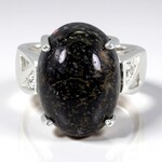 Anello in argento con Opale Leopardo