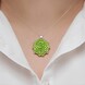 Ciondolo in argento con Peridoto