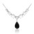 Collana in argento con Spinello Nero