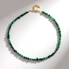 Collana in argento con Smeraldo Zambia
