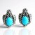 Orecchini in argento con Turchese Sleeping Beauty (Desert Chic)
