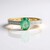 Anello in oro con Smeraldo Zambia