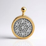 Accessorio in argento con Diamante SI1 (G) (Annette)