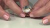 Anillo en plata con Topacio azul cielo