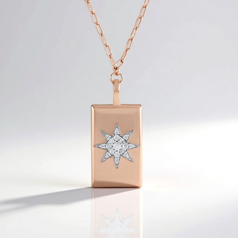 Collana in argento con Zircone (Adela Silber)
