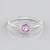 Anello in argento con Kunzite