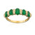 14K AAA Zambian Emerald Gold Ring (CIRARI)