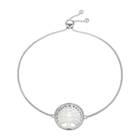 Mother of Pearl Silver Bracelet