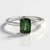 Anello in argento con Apatite Cromo