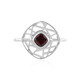 Bague en or et Grenat Rhodolite framboise (Ornaments by de Melo)