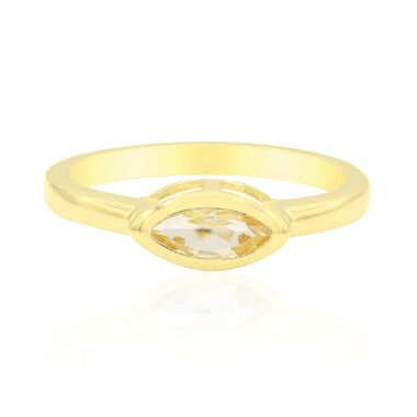 Anello in argento con Citrino