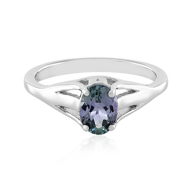 Anello in argento con Tanzanite (non riscaldata)