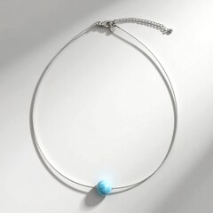 Collana in argento con Larimar