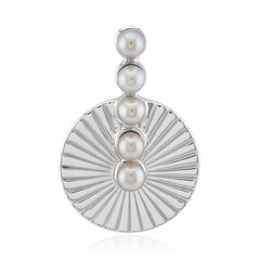 Colgante en plata con Perla plateada Freshwater