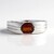 Anello in argento con Granato Essonite (de Melo)