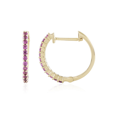 Orecchini in argento con Rodolite