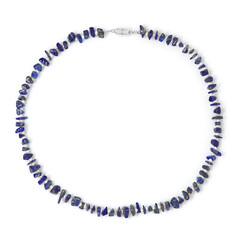 Zilveren halsketting met lapis lazulistenen (Adela Silber)