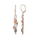 White Moonstone Silver Earrings (KM by Juwelo)